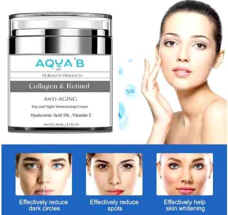 Aqua'B Collagen and Retinol, Hydrating Face Cream