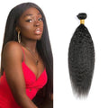 Yaki Straight Human Hair Bundle 28 Inch Brazilian #1B