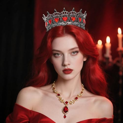 Queen Crown Tiaras for Women and Princess Bridal Hair Accessories
