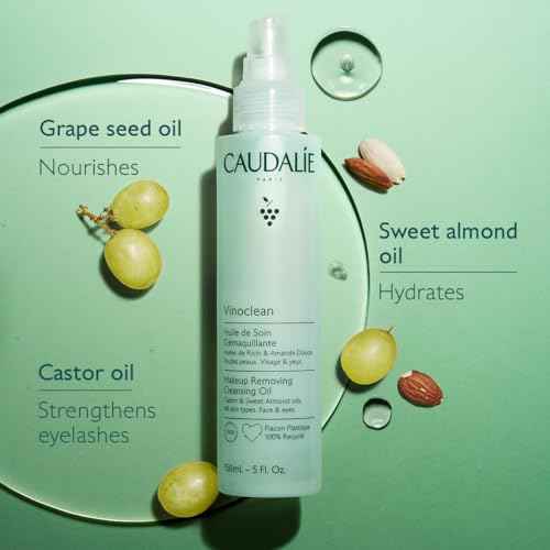 Caudalie Vinoclean Makeup Removing Cleansing Oil, Waterproof Makeup Remover