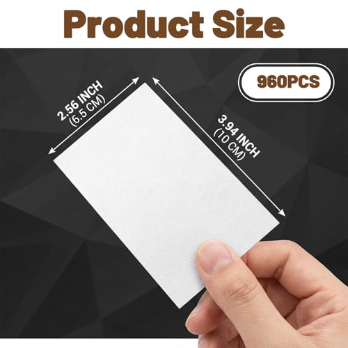 Mabor 960Pcs Heat-Resistant Hair Perm Papers for Salon & Home Styling