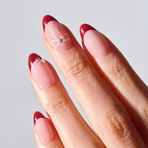 ohora Nail Strengthener & Gel Press-On Nails Duo Set