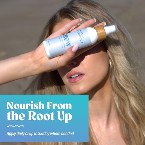 Akasha Superfoods Grow Scalp Mist, Ocean Prebiotics & Rosemary, 3.3oz