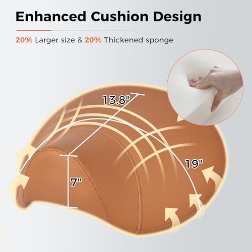 BEWISHOME Ergonomic Saddle Stool with Wheels BMD01Z