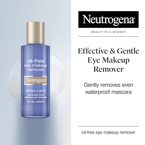 Neutrogena Oil-Free Eye Makeup Remover for Sensitive Eyes, 3.8 fl oz