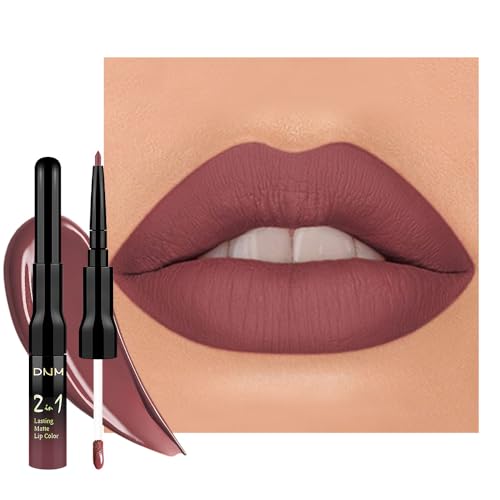 2 in 1 Lip Liner & Liquid Lipstick Set - Matte, Waterproof