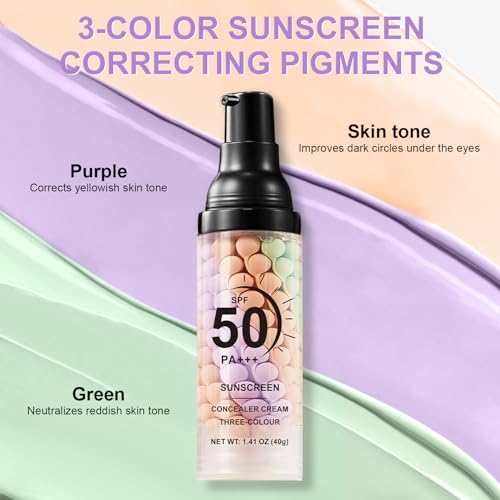 SPF 50 Color Correcting Primer with Sunscreen & Powder Puff