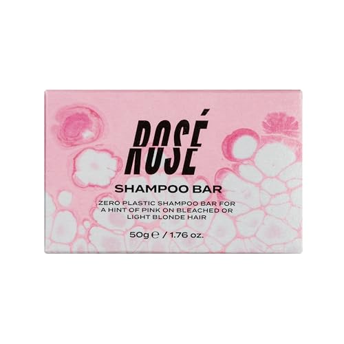 Bleach London Rosé Toning Shampoo Bar - Soft Pink Color Depositing