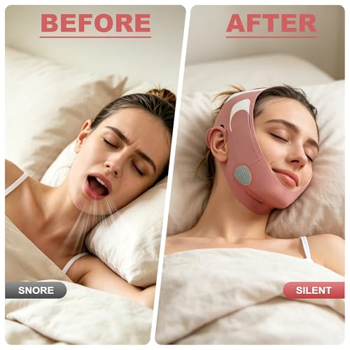 Graphene Chin Strap for Sleeping - Adjustable Double Chin Reducer