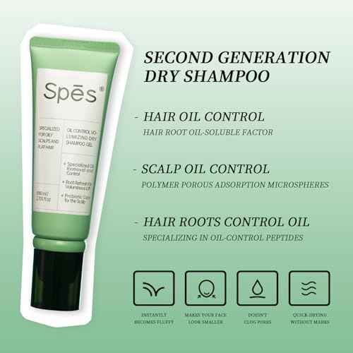 Dry Shampoo Second Generation Oil Control Volumizing Gel£¬ No Need To Wash. Plant Ingredients, 24-Hour Oil Control, Improves Itchy Scalp, 4d Hyaluronic£¨80ml, Cedar Scent£©