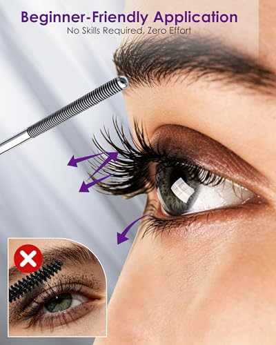 Iron Wand Mascara - Waterproof & Clump-Free Curling