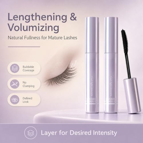 Astraxen Long Lasting Curling Tubing Mascara - Waterproof, Lengthening & Volumizing, 2-Pack