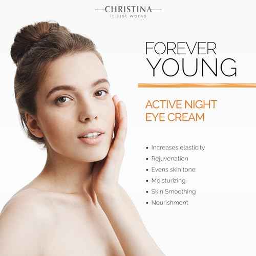 -CHRISTINA- Forever Young Active Eye Night Cream with Retinol | Avocado Oil Eye Cream | Rejuvenates, Moisturizes, and Nourishes the Skin 30ml