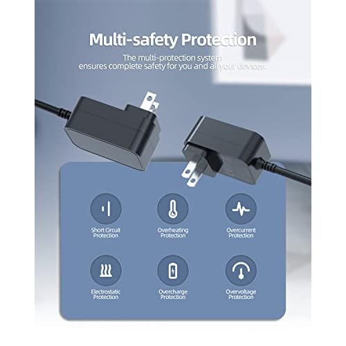 4V Charger Fit for Wahl Cordless Magic Clipper 8148 8164 8591 8509 1919 8591L 8148L 8148-308 08504-400 97225-002 Clip Shaver, AC Adapter Power Cord Supply for S010AZM0400200