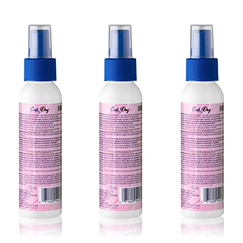 3 Pack Mane 'n Tail Curls Day Curl Refresher Spray - Lightweight Moisturizing Mist for Reactivating Curls, Coils, Kinks & Waves
