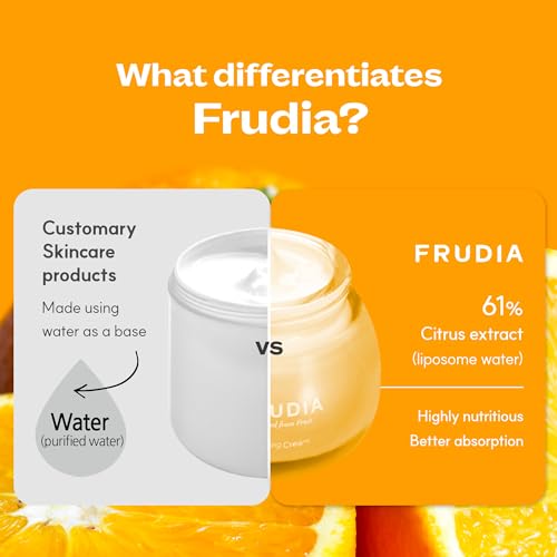 FRUDIA WELCOS Citrus Brightening Face Cream w/Mandarin Peel Extract, 1.94 fl oz