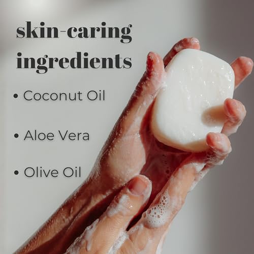 Mountain Ocean The Original Skin Trip Coconut Soap Bar, 4.5 Oz, Gentle, Non-Drying, Nouishing, Moisturizing, with Coconut & Olive Oils, Aloe Vera (New Look, Same Formula)