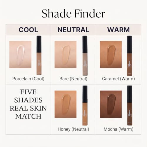 Mynena Full Coverage Waterproof Liquid Concealer Light-Medium Warm