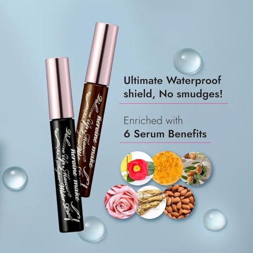 KISSME Heroine Make Volume UP Mascara Super WP, Super Long-Lasting! Volume & Curl Mascara, Brown