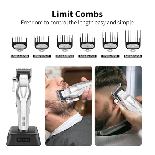 KEMEI KM-1798 Cordless Professional Hair Clipper for Men