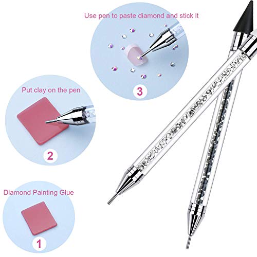 Rhinestone Picker Dotting Pen - Dual-Ended Nail Art Tool