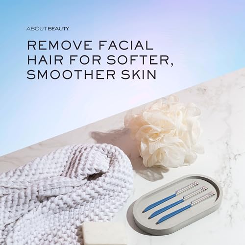 Kai Beauty 3 Pack Pro-Premium Facial Razors for Hair Removal & Dermaplaning