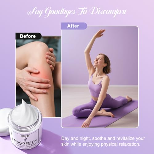 Neuropathy Cream - Magnesium Nerve Relief Lotion for Sleep, Magnesium Mama Lotion for Neuropathy Foot, Hands, Legs, Soothing Relief Relaxation Body Butter, 4 FL.OZ.
