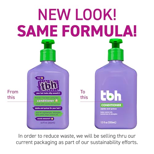 TBH Kids Shampoo & Conditioner Set – Sulfate Free, 12 oz