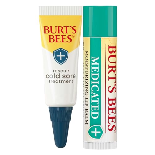 Burt's Bees Cold Sore Treatment & Medicated Lip Balm Duo