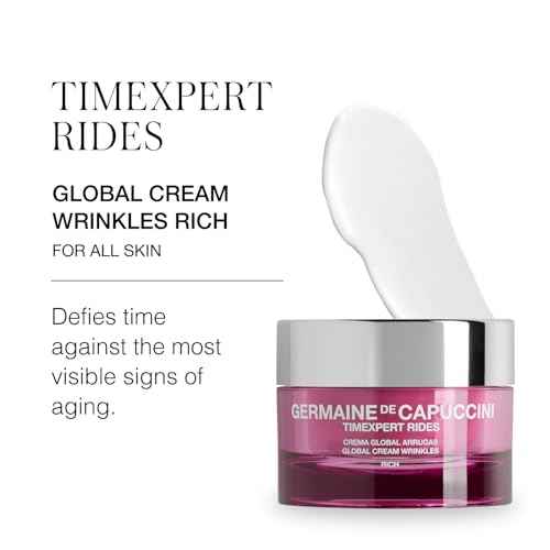 Germaine de Capuccini | TIMEXPERT RIDES | Global Cream Rich - Moisturizer Face Cream - For Dry Skin - Skin with visible lines & Wrinkles - Normal/Dry skin - 1.7 oz