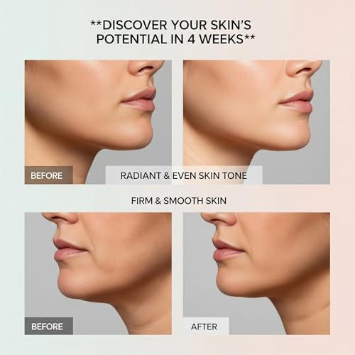 Vitamin C Facial Serum & Collagen Face Moisturizer Set ? Brightening, Firming, and Hydrating Skincare Set for All Skin Types