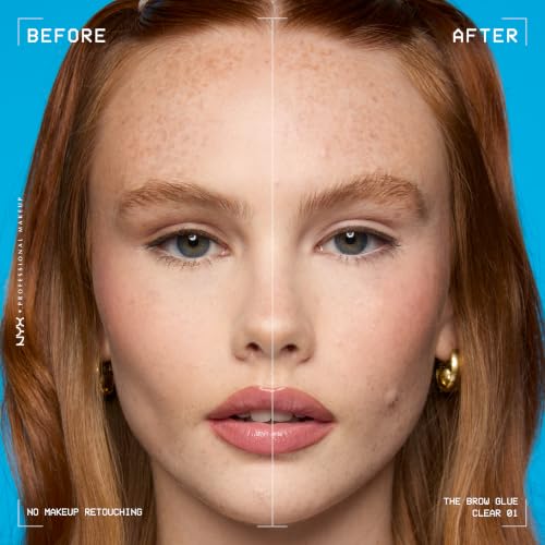 Clear Brow Gel with 16 Hour Extreme Hold - Non Sticky, Flake Resistant - 0.17 Fl Oz - Variation 01