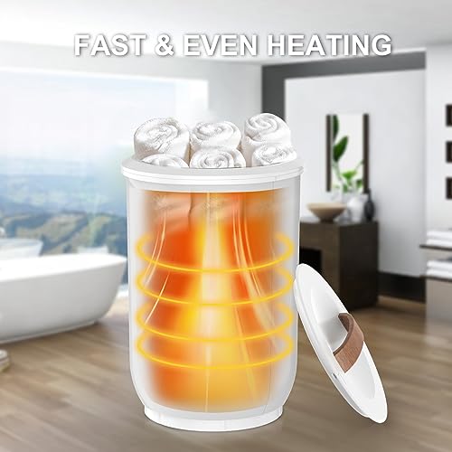 FLYHIT Large Towel Warmer Bucket - Heated Bath Towel Warmer