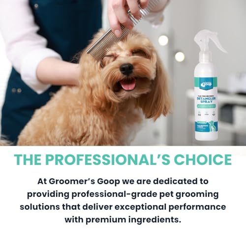 Groomer's Goop Detangler Spray for Dogs & Cats – 8 oz