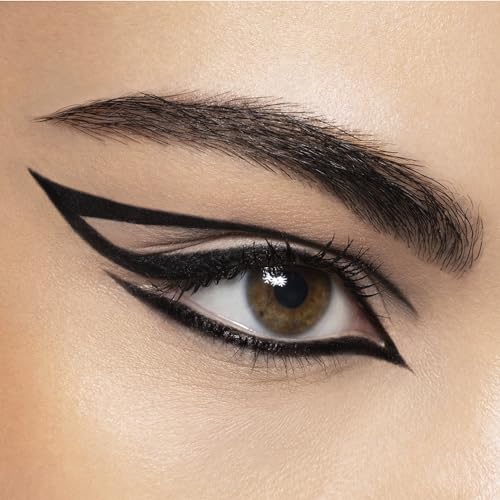 Pupa Milano Skinny Liner - Ultra Slim Eyeliner Pen- Ultra Slim Felt Tip With An Elongated Shape - Extremely Fine And Precise Lines - 001 Extra Black - 0.034 Oz