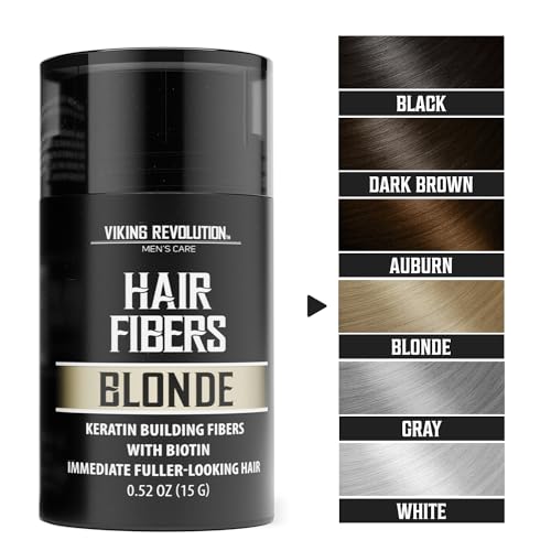Viking Revolution Blonde Hair Fibers for Thinning Hair