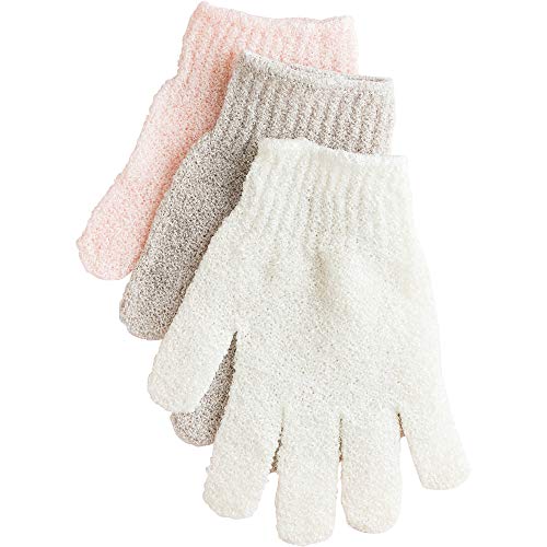Urbana Exfoliating Bath Gloves for Dry Skin Removal, 1 Pair