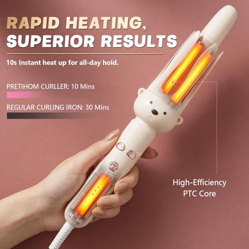 Automatic Rotating Curling Iron 28mm | Beach Waves & Anti-Scald
