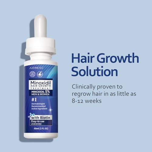 5% Minoxidil Hair Growth Serum for Men & Women, 4oz