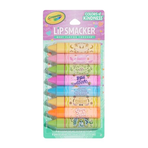 Lip Smacker Flavored Lip Balm Tropic Fever 8 Count (Pack of 1), Passion Fruit, Peach, Breezey-Teazey, Pina Colada, Grapefruit, Coca Cabana, Tangerine, Mango, Clear