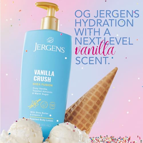 Jergens Shea Fusion Vanilla Crush Body Lotion 14 oz
