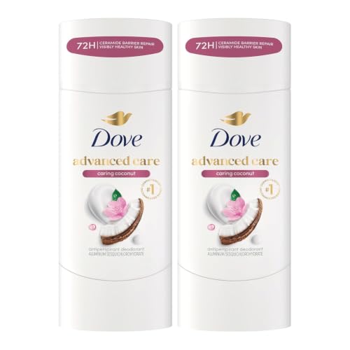 Dove Advanced Care Antiperspirant Caring Coconut 72H Protection, 2 Pack