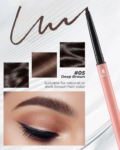 Waterproof Micro Eyebrow Pencils - 12-Piece Set with 3D Tip & Brow Razor