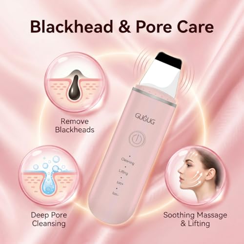 GUGUG Skin Scrubber Face Spatula - 4 Modes Blackhead Remover