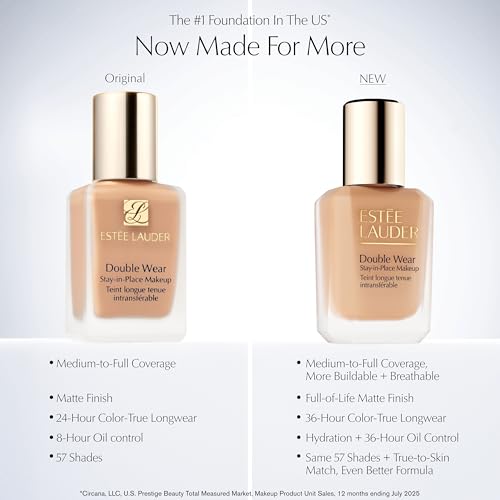 Estée Lauder Double Wear Foundation 24H Matte, 1 Fl Oz