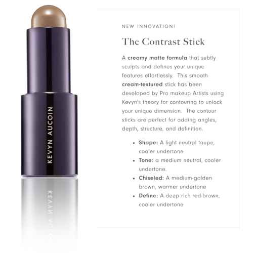 Kevyn Aucoin The Contrast Stick: A contour makeup crayon for adding angles, depth, structure and definition. All-day pigments. Made in Italy.