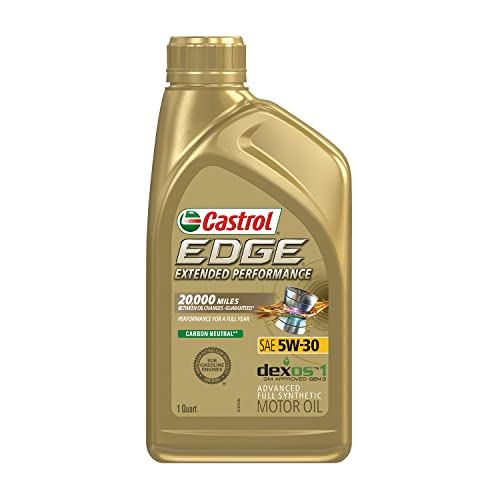 Castrol Edge Extended Performance 5W-30 Advanced Full Synthetic Motor Oil, 1 Quart, Pack of 6