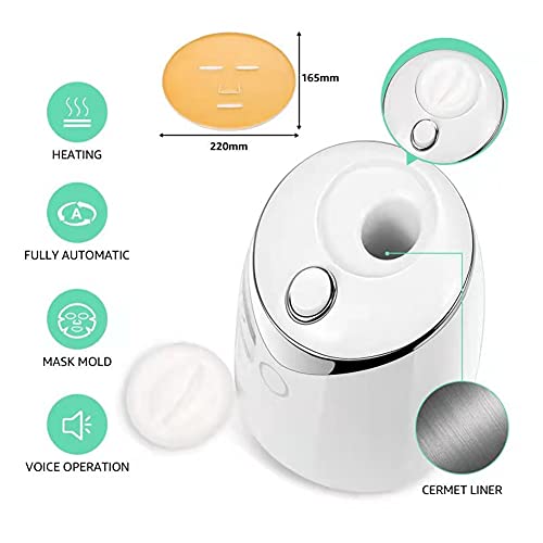 Face Mask Maker Machine, Professional DIY Face Mask Machine Automatic Vegetable Fruit Facial Mask Machine, Natural Collagen Face Cream Making Beauty Facial SPA Gifts for Women