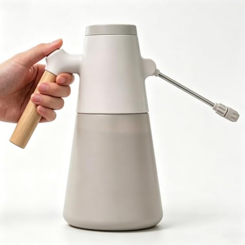 1.4L Electric Plant Mister with Wood Handle & 180° Nozzle