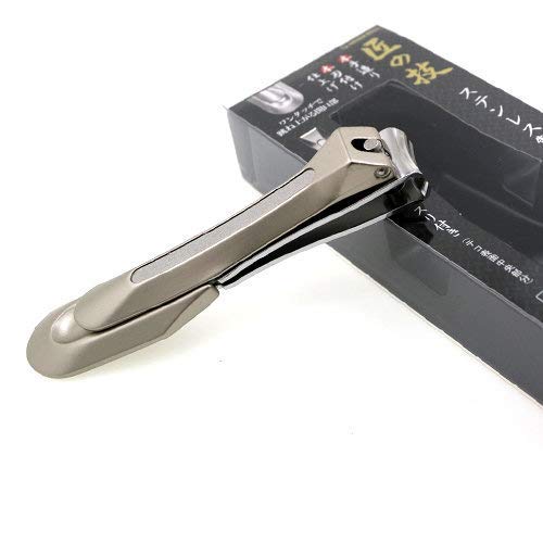 Stainless Steel Nail Clipper with Built-in File - Ergonomic Design